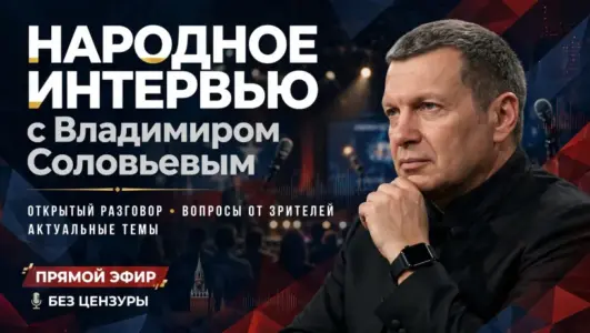 Народное интервью с Владимиром Соловьёвым смотреть онлайн Rufilm.TV Народное интервью с Владимиром Соловьёвым